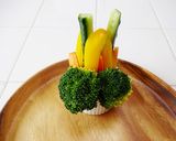 【デコ盛りしゃもじ】ワンプレートごはん作り方3写真