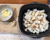 ノンフライヤーでガーリック風味のクルトン作り方3写真