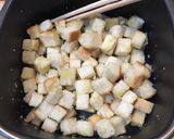 ノンフライヤーでガーリック風味のクルトン作り方5写真
