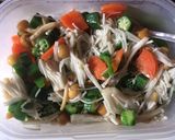 超簡単！野菜とキノコのねばねばぶっかけ！作り方7写真