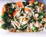超簡単！野菜とキノコのねばねばぶっかけ！作り方8写真