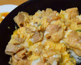 きのこ入り！とろとろたまごの親子丼作り方7写真