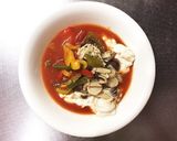 オリーブオイルで成長♡レンチン鶏胸トマト作り方5写真