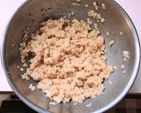男のイノシシ肉の玄米チャーハン作り方2写真