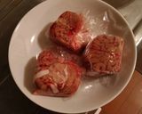 羊脳天(羊の脳みその天ぷら)作り方1写真