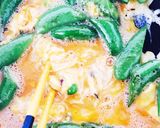 卵とスナップえんどうの炒め物作り方5写真