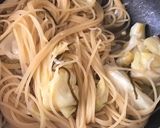 しらすとキャベツの塩昆布ペペロンチーノ作り方6写真