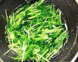 水菜と鶏ササミのヘルシーサラダ☆作り方3写真