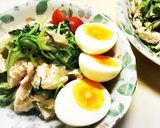 水菜と鶏ササミのヘルシーサラダ☆作り方9写真