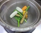 肉巻き野菜の焼肉丼作り方4写真