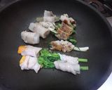 肉巻き野菜の焼肉丼作り方6写真