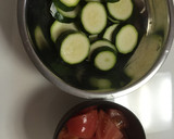 ズッキーニとトマトの中華炒め作り方1写真
