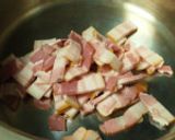 ニラとベーコンのお味噌汁作り方3写真
