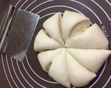 手ごね☆バター無☆マシュマロ＆クリチぱん作り方12写真