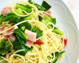 ランチに。菜ばなとベーコンのパスタ作り方7写真