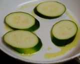 ⌘ズッキーニon明太カッテージチーズ⌘作り方3写真