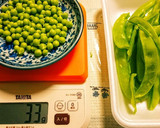 砂糖えんどうの胡麻和え&マヨサラダ作り方1写真