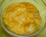 レンジで簡単！ふわ卵ベーコンほうれん草作り方1写真