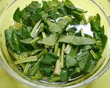 レンジで簡単！ふわ卵ベーコンほうれん草作り方2写真