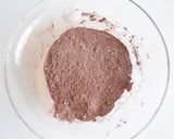 HM＆ココア＆チョコで　濃厚ブラウニー作り方2写真