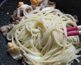 豚肉とゆで卵のパスタ作り方5写真