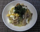 豚肉とゆで卵のパスタ作り方6写真