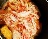簡単!厚揚げとカニカマのほっこり煮作り方2写真