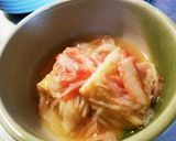 簡単!厚揚げとカニカマのほっこり煮作り方3写真