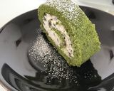 濃厚♡抹茶ロールケーキ 小豆クリーム作り方12写真
