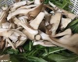 パパッと♫水菜と舞茸のだし炒め作り方2写真