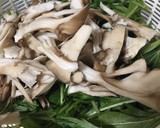 パパッと♫水菜と舞茸のだし炒め作り方2写真