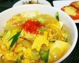 簡単&節約 豆腐の卵とじ丼作り方7写真