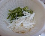 ツナとピーマンとえのきとトマトのパスタ作り方2写真