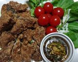 鰹の唐揚げネギソース作り方5写真
