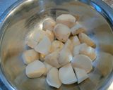 圧力鍋で簡単！ねっとり里芋の煮っ転がし作り方2写真