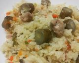 簡単!炊飯器任せDE牛蒡と鶏肉のピラフ♪作り方7写真