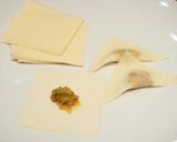 余った餃子の皮・焼売の皮で～スープに！作り方3写真