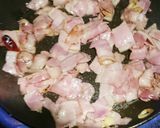 ほうれん草とベーコンのバター炒め【賄い】作り方4写真