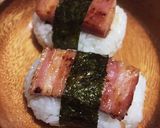 お弁当☆朝食に厚切りベーコンおにぎり作り方6写真