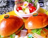 バーガーランチ サラダとくまちゃんタルト作り方1写真