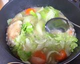 手羽先と押し麦☆スープ作り方6写真