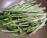 カブラの茎(くき)のゆかり蒸し作り方3写真