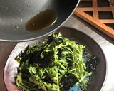 海苔と胡麻油香る春菊生サラダ☆作り方4写真