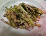 カブラの茎(くき)のゆかり蒸し作り方8写真