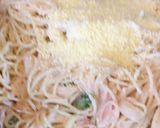 簡単な自家製明太子クリームパスタ作り方6写真