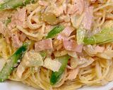 簡単な自家製明太子クリームパスタ作り方7写真