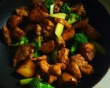 鶏ももとじゃがいものハニーマスタード炒め作り方11写真