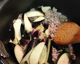 ナスとひき肉の甘味噌炒めあん作り方1写真