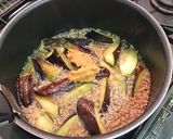 ナスとひき肉の甘味噌炒めあん作り方2写真