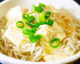 絹ごし豆腐としらすの白だしみぞれ煮作り方9写真
